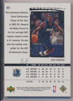 Upper Deck 2003-2004 Exquisite Collection Gold Rookie #53 Josh Howard 10/25