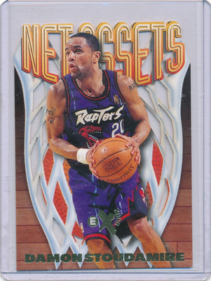 SkyBox 1996-97 E-X 2000 Net Assets #44275 Damon Stoudemire none