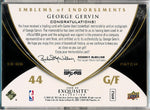 Upper Deck 2008-2009 Exquisite Collection Emblems Of Endorsement #EEGG George Gervin 1/1