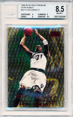 SkyBox 1998-99 Premium Star Rubies #53 Kevin Garnett 42/50 / BGS Grade 8.5