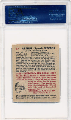 Topps Bowman 1948   #57 Arthur spector  / PSA Grade 6