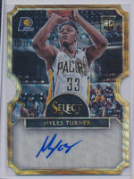 Panini 2015-2016 Select Gold Diecut Auto #13 Myles Turner 5/10