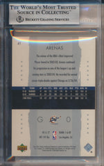 Upper Deck 2003-2004 Exquisite Collection Base #41 Gilbert Arenas 191/225 / BGS Grade 9