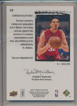 Upper Deck 2009-2010 Exquisite Collection Rookie Auto #52 B.J. Mullens 160/225