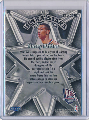 Fleer 1997-1998 Ultra Ultra Stars #13/20US Kerry Kittles