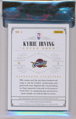 Panini 2012-2013 National Treasures  Notable Nicknames  #2 Kyrie Irving 37/49 / PSA Grade 8.5 / Auto Grade 10