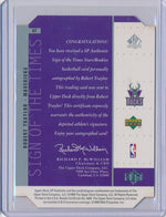 Upper Deck 1998-1999 SP Authentic Sign Of The Times #RT Robert Taylor