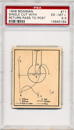 Topps Bowman 1948   #11   / PSA Grade 6.5 / Auto Grade None