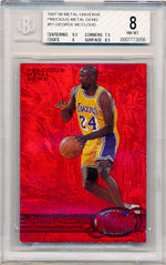 Skybox 1997-1998 Metal Universe Championship Precious Metal Gems Red #51 George Mccloud 16/100 / BGS Grade 8