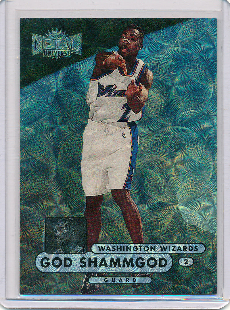 Skybox 1997-1998 Metal Universe Championship Precious Metal Gems #49 God Shammgod 32/50