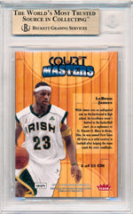 Fleer 2011-2012 Retro  Ultra Court Masters #2 Lebron James 2/25 / BGS Grade 9.5