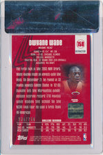 Topps 2003-2004 Finest Basketball #158 Dwyane Wade 235/250 / BGS Grade 8.5 / Auto Grade 10