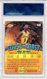 Topps 1998 Chrome Coast To Coast - Refractor #CC1 Kobe Bryant  / PSA Grade 10