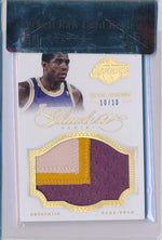 Panini 2012-2013 Flawless Gold Jumbo Patches #19 Magic Johnson 10/10 / BGS Grade 8.5