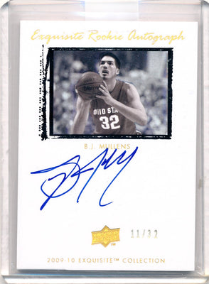 Upper Deck 2009-2010 Exquisite Collection Rookie Parallel #78 B.J. Mullens 11/32