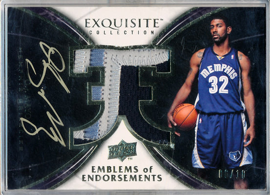 Upper Deck 2008-2009 Exquisite Collection Emblems Of Endorsement #EEOM O.J. Mayo 6/10