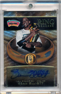 Panini 2015-2016 Gold Standard Ring Bearers Autographs #RB-SE Sean Elliot 39/49