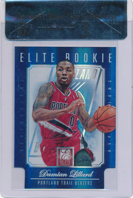 Panini 2012-2013 Elite Rookie Aspirations #257 Damian Lillard 51/99 / BGS Grade 9