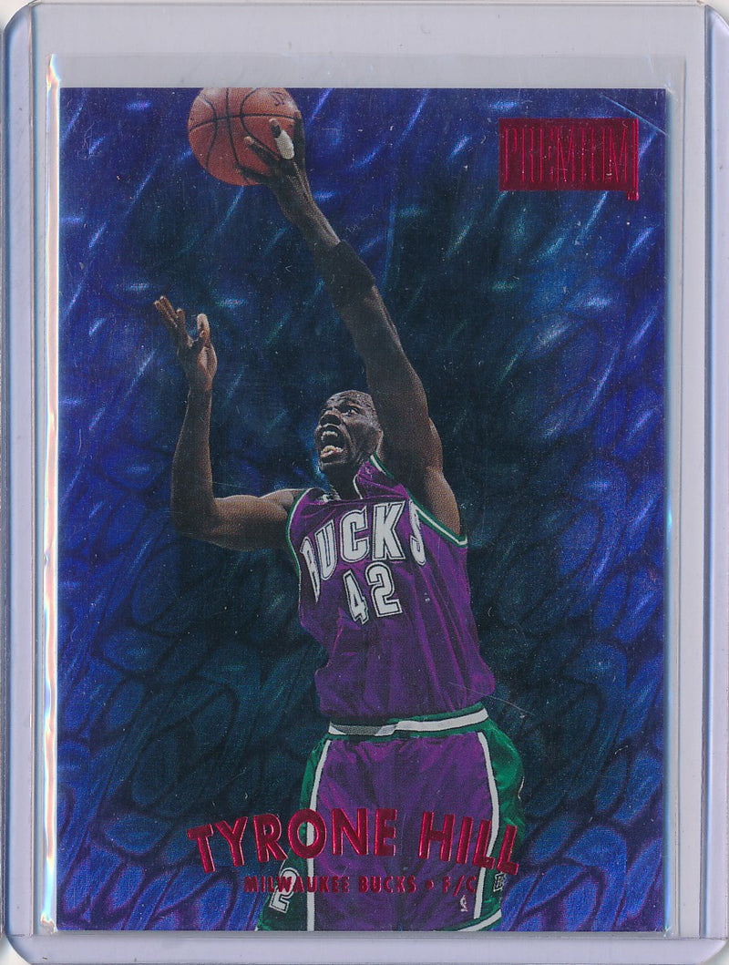 SkyBox 1997-1998 Premium Star Rubies #182 Tyrone Hill 9/50