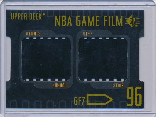 Upper Deck 1996-1997 SP  NBA Game Film #GF7 Dennis Rodman