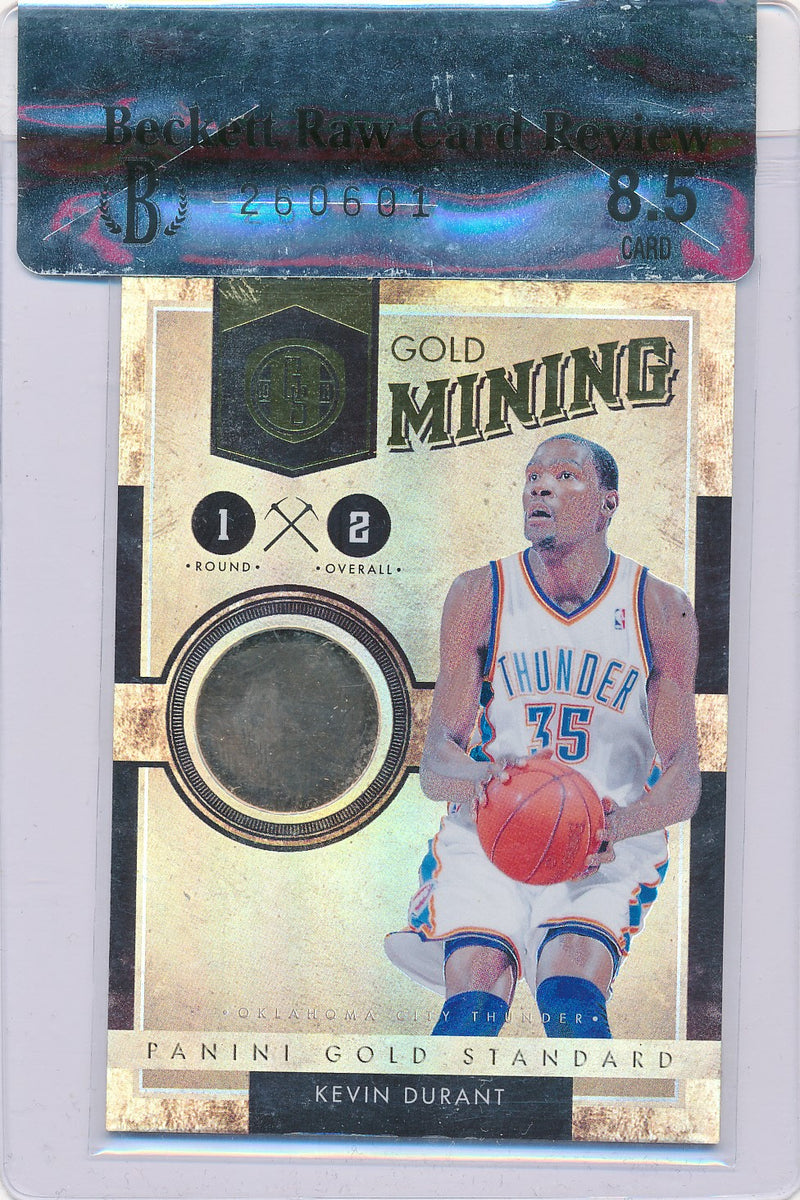 Panini 2011 Gold Standard Gold Mining #19 Kevin Durant 2/8