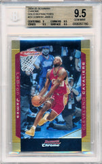 Topps 2004-2005 Bowman Chrome Gold Refractors #23 Lebron James 2/50 / BGS Grade 9.5