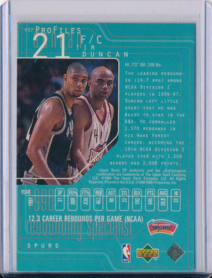 Upper Deck 1997-1998 SP Authentic Profiles #P37 Tim Duncan