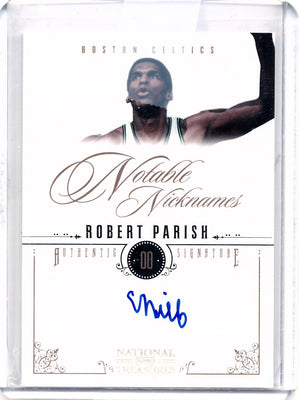 Panini 2010-2011 National Treasures Notable Nicknames  #10 Robert parish 44/99