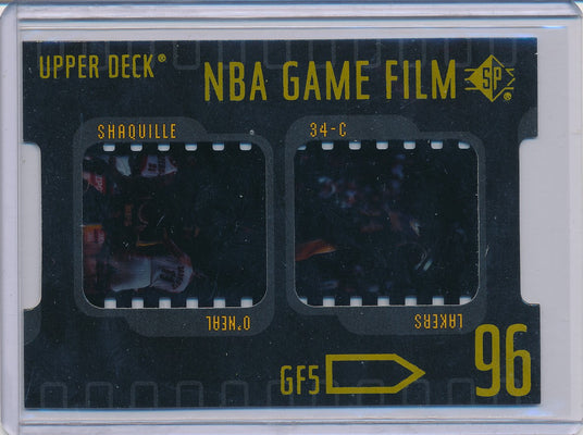 Upper Deck 1996-1997 SP  NBA Game Film #GF5 Shaquille O'neal