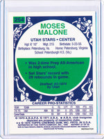 Topps 1996-1997 Finest Reprint Refractor #254 Moses Malone