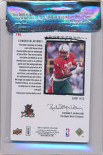 Upper Deck 2009-2010 Exquisite Collection Rookie Patch Flashback #78L Jerry Rice 24/25 / Auto Grade 10