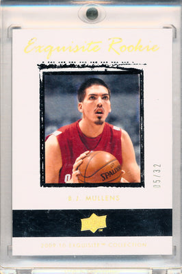 Upper Deck 2009-2010 Exquisite Collection Rookie Parallel #52 B.J. Mullens 5/32