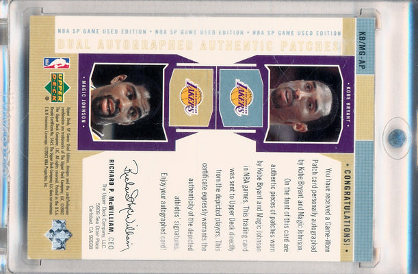 Upper Deck 2002-2003 All Star Authentics Jersey Autographs #MJ-AAA Mic –  Mr. B's Collection