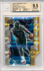 Topps 1996-1997 Bowman's Best Cuts Atomic Refractors #BC2 Michael Jordan  / BGS Grade 9.5