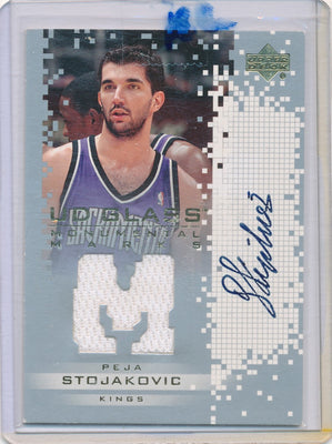 Upper Deck 2003-04 UD Glass Monumental Marks #PS-J Peja Stojakovic