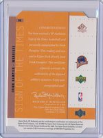 Upper Deck 1998-1999 SP Authentic Sign Of The Times #ED Erick Dampier