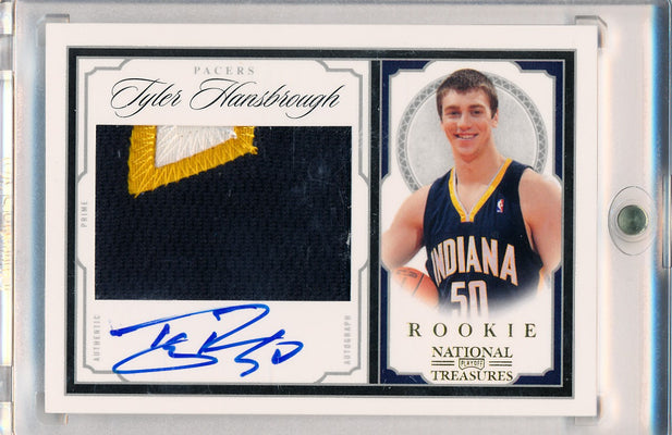 Panini 2009-2010 National Treasures Century Gold #212 Tyler Hansbrough 2/25