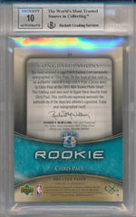 Upper Deck 2005-2006 SP Authentic Rookie Logos #94 Chris Paul 1/1 / BGS Grade 9 / Auto Grade 10