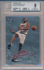 Fleer 1998-1999 Ultra Platinum Medallion #33P Allen Iverson 32/99 / BGS Grade 9