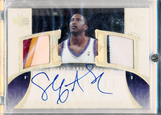 Upper Deck 2005-2006 Exquisite Collection Emblems Of Endorsement #EMSA Shareef Abdur-Rahim 13/15