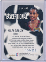 SkyBox 1999-2000 E-X E-Xceptional #3/15XC Allen Iverson 154/250