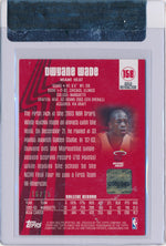 Topps 2003-2004 Finest Gold Refractor #158 Dwyane Wade 16/25 / BGS Grade 7.5 / Auto Grade 10