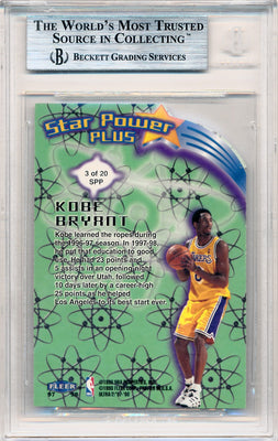 Fleer 1997-1998 Ultra Star Power Plus #SPP20 Kobe Bryant  / BGS Grade 9