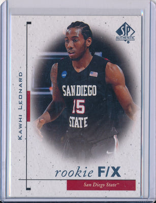 Upper Deck 2011-2012 SP Authentic Rookie F/X #88 Kawhi Leonard