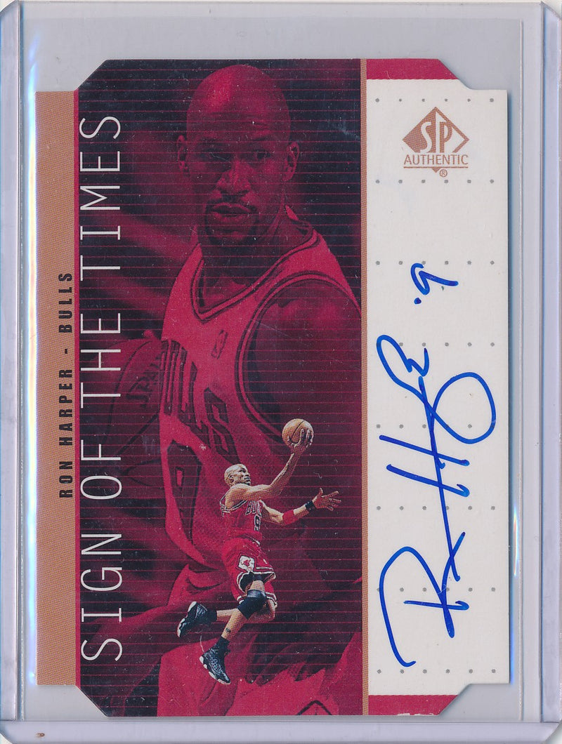 Upper Deck 1998-1999 SP Authentic Sign Of The Times #RH Ron Harper