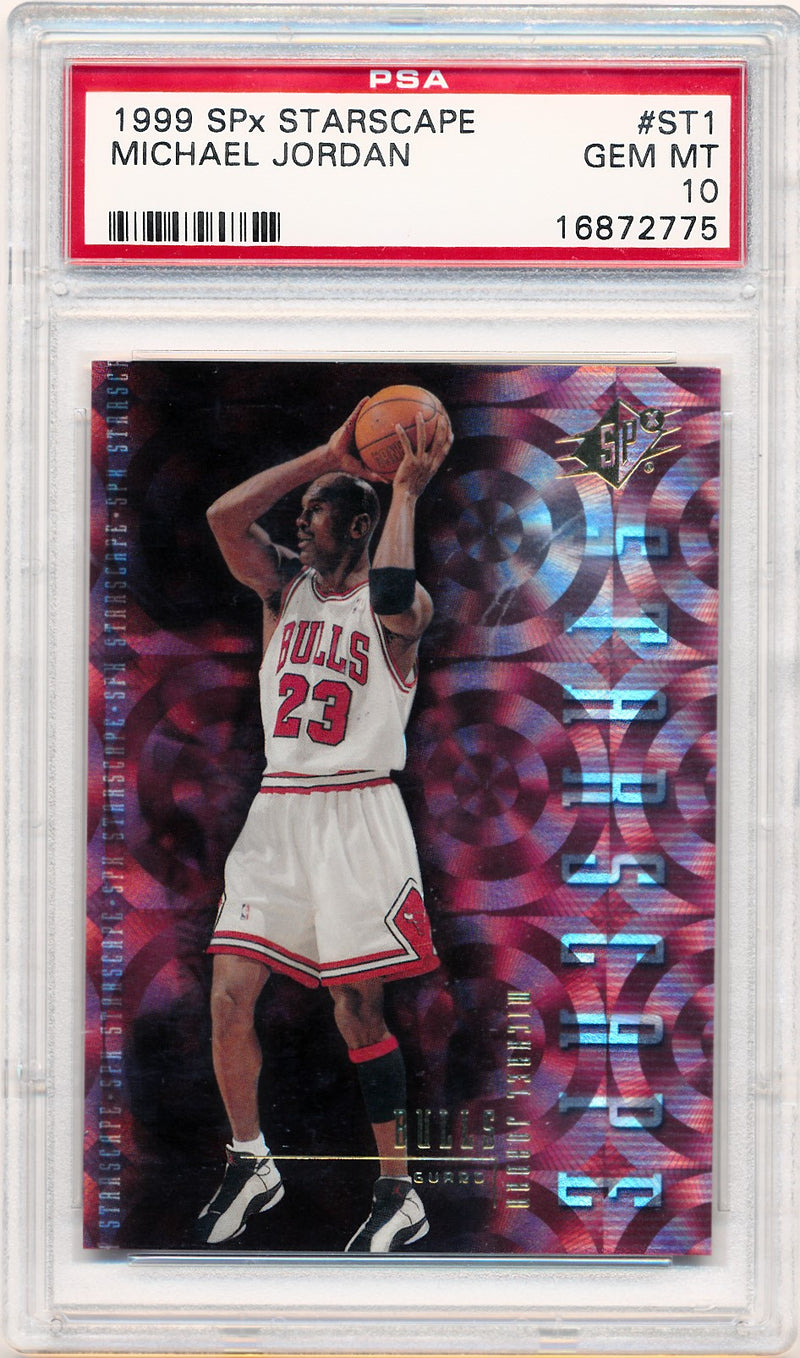 Upper Deck 1999 SPX Starscape #ST1 Michael Jordan  / PSA Grade 10