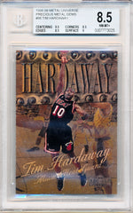 Skybox 1998-1999 Metal Universe Championship Precious Metal Gems #86 Tim Hardaway 7/50 / BGS Grade 8.5