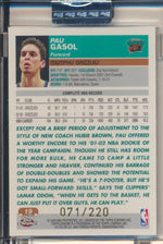 Topps  2003-2004 Chrome  X-Fractor #19 Pau Gasol 71/220