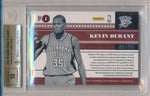 Panini 2010-2011 National Treasures Biography Materials #1 Kevin Durant 6/10 / BGS Grade 9.5 / Auto Grade 10