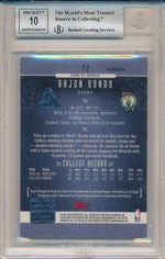 Topps 2006-07 Finest Rookie Autographs Cyan Plates #72 Rajon Rondo 1/1 / BGS Grade 9 / Auto Grade 10